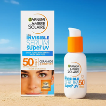 Charger l&#39;image dans la galerie, Garnier Ambre Solaire Sérum Invisible Super UV SPF 50+ GARNIER
