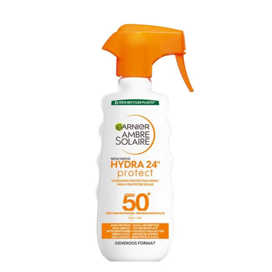 Garnier Ambre solaire spray Hydra Protection 24 heures SPF 50 300 Ml - MHT MULTI SERVICES