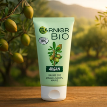 Charger l&#39;image dans la galerie, Garnier Bio - Baume SOS Multi-Usage - Argan Riche - Zones Desséchées et Rugueuses-50ml GARNIER
