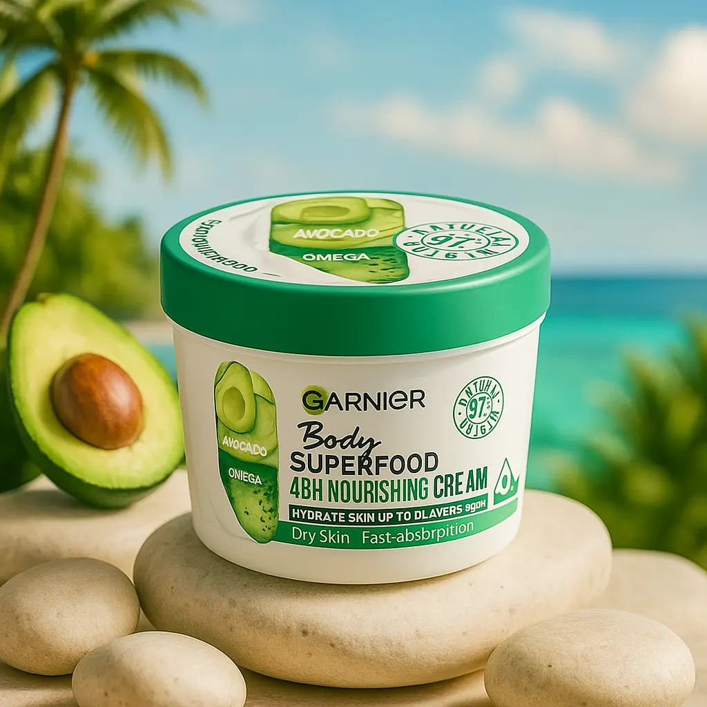 Garnier Body Superfood Crème Corps Nourrissante Avocat & Oméga 6 380 ml GARNIER