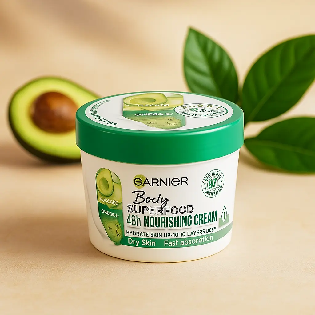 Garnier Body Superfood Crème Corps Nourrissante Avocat & Oméga 6 380 ml GARNIER