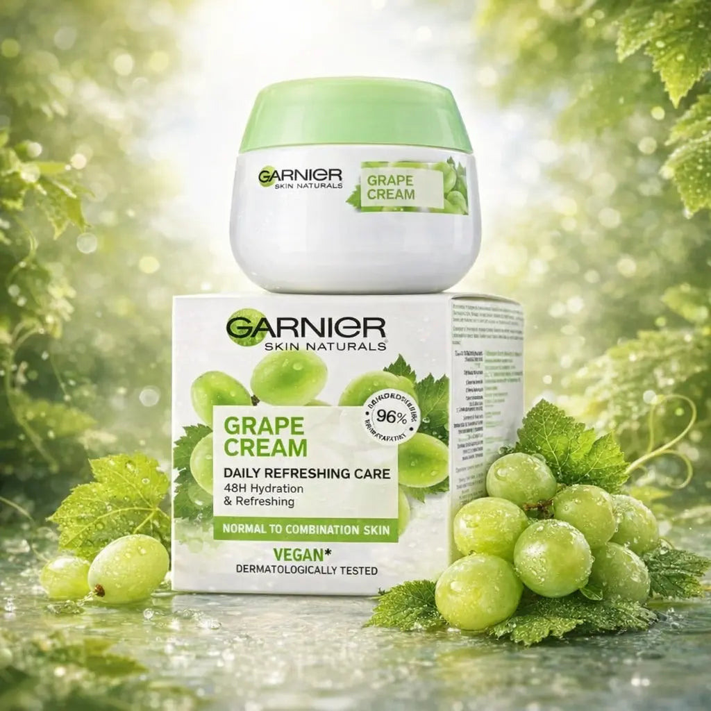 Crème Visage Hydratante Garnier Raisin 48h – 50 ml