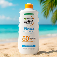 Charger l&#39;image dans la galerie, Garnier Delial Sensitive Advanced Crème Solaire SPF50+ 400 ml GARNIER

