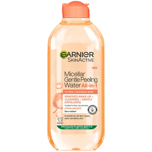 Garnier Eau Micellaire Peeling Douce Tout-en-1 1 % PHA & Acide Glycolique 400ml GARNIER