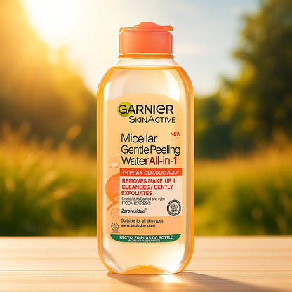 Garnier Eau Micellaire Peeling Douce Tout-en-1 1 % PHA & Acide Glycolique 400ml GARNIER