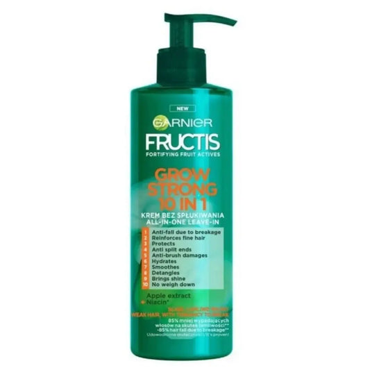 🌿 Garnier Fructis Grow Strong 10 en 1 – Soin sans rinçage multifonction 400 ML GARNIER