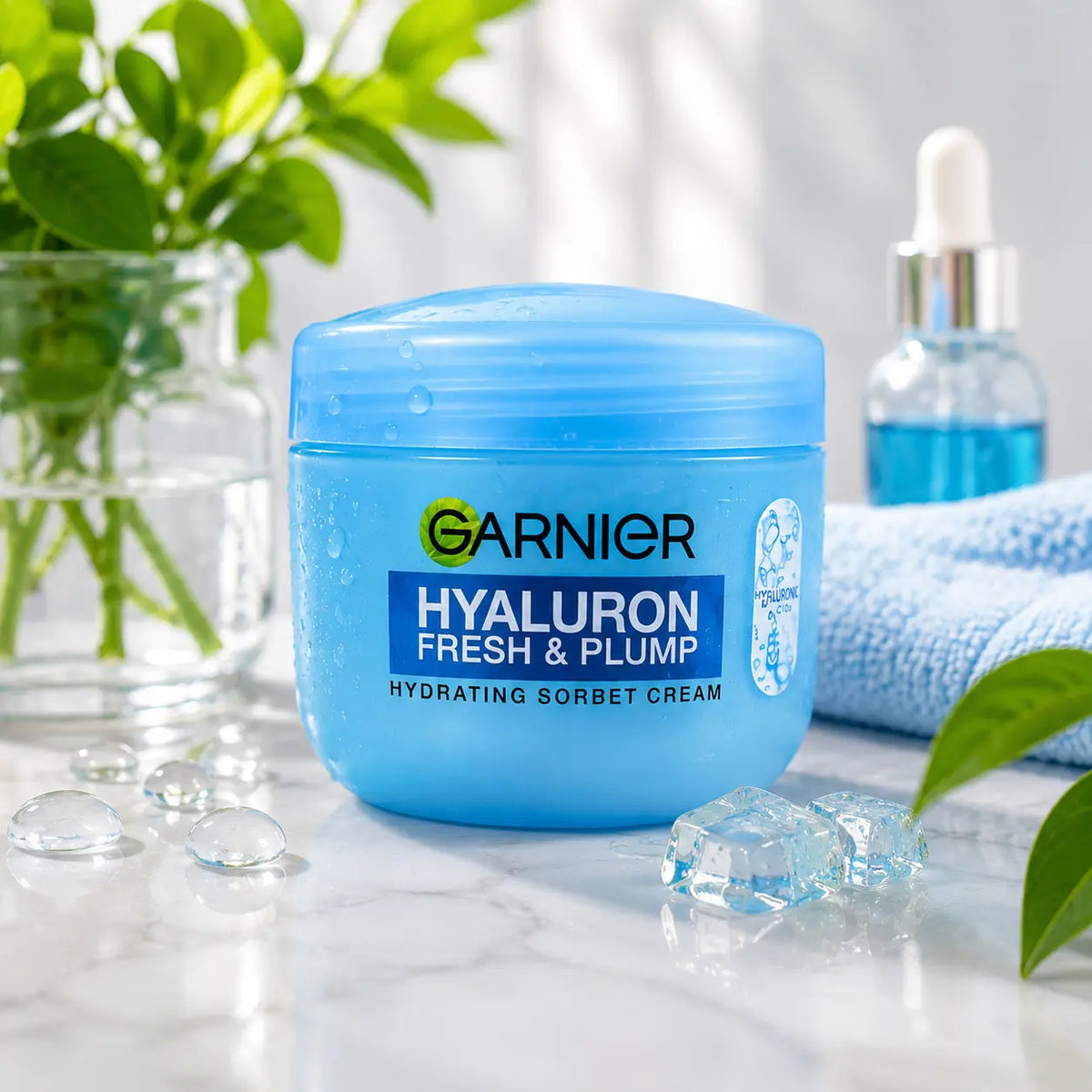 Crème Visage Sorbet Garnier Hyaluron Fresh & Plump — 85 ml