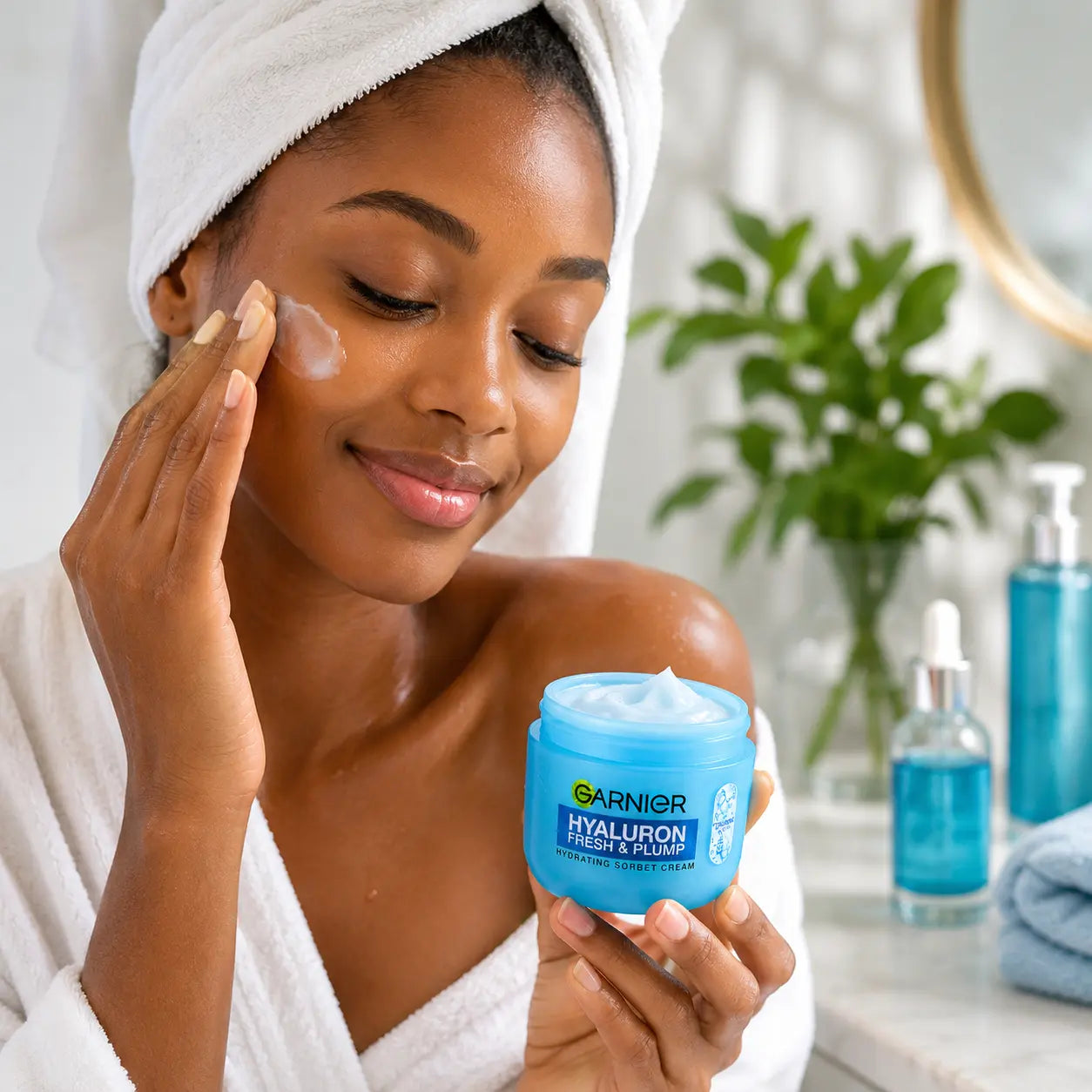 Crème Visage Sorbet Garnier Hyaluron Fresh & Plump — 85 ml
