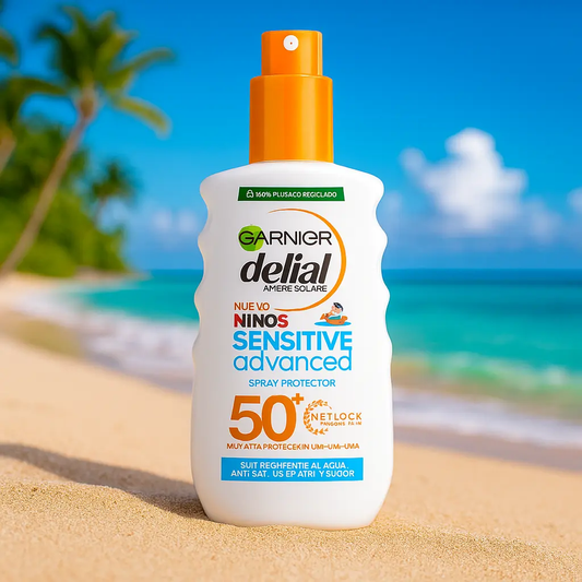 Garnier NIÑOS sensitive spray avancé SPF50+ Pour Enfant 200ML GARNIER