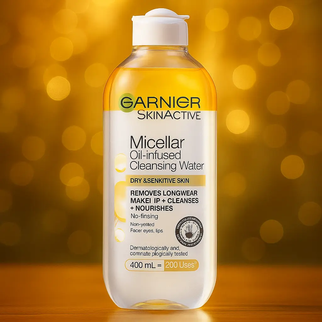 Garnier Nettoyant pour le visage infusé d’huile d’eau micellaire 400ml GARNIER