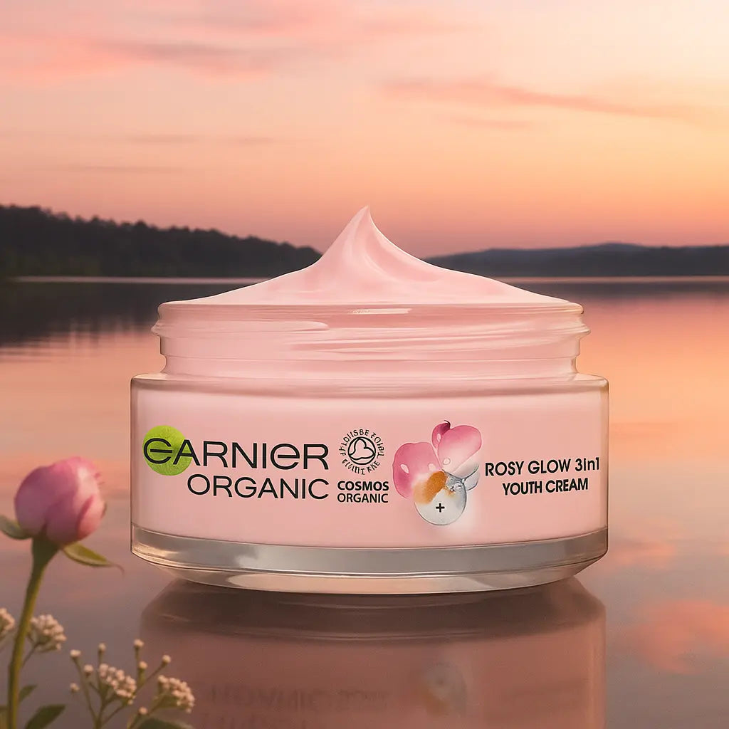 Garnier Organic Rosy Glow 3 In 1 Youth Cream 50ml GARNIER