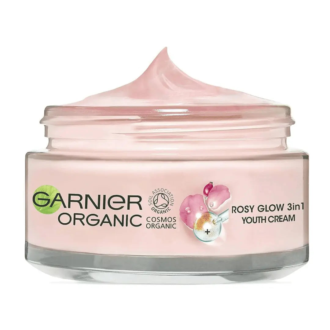 Garnier Organic Rosy Glow 3 In 1 Youth Cream 50ml GARNIER