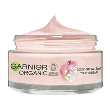Charger l&#39;image dans la galerie, Garnier Organic Rosy Glow 3 In 1 Youth Cream 50ml GARNIER
