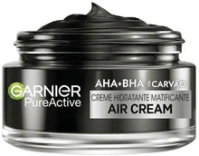 Charger l&#39;image dans la galerie, Garnier Pure Active AHA+BHA Crème Aérienne Matifiante Quotidienne au Charbon 50ml GARNIER
