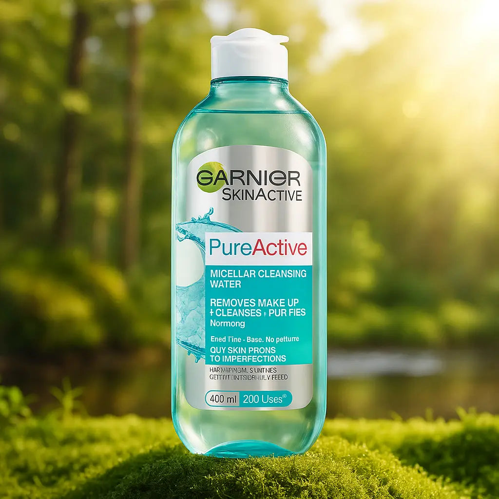 Garnier Pure Active Eau Micellaire Nettoyant Visage Peau Grasse 400ml GARNIER