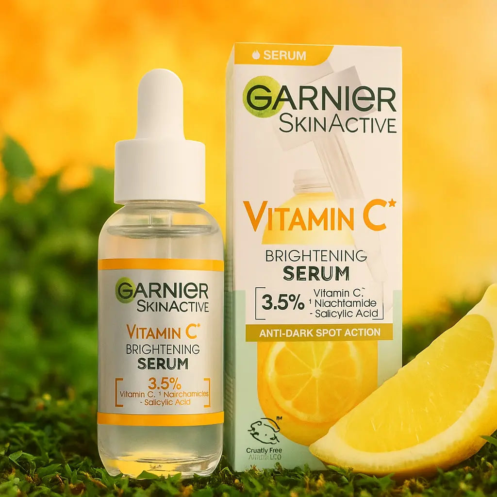 Garnier Sérum Clarifiant anti-taches 30 ml Vitamine C 3,5 %, niacinamide, acide salicylique GARNIER
