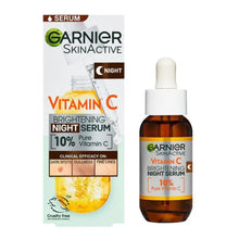 Charger l&#39;image dans la galerie, Garnier  Sérum de nuit éclaircissant à la vitamine C 30 ML NEW GARNIER
