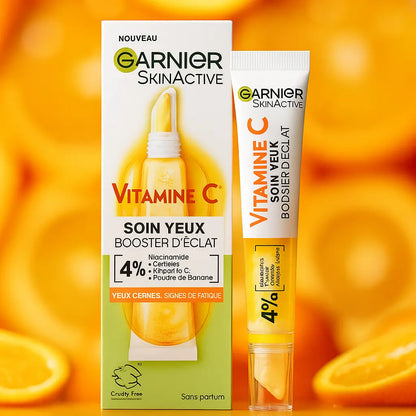 Garnier Skin Active Crème Contour des Yeux Éclaircissante à la Vitamine C 15Ml