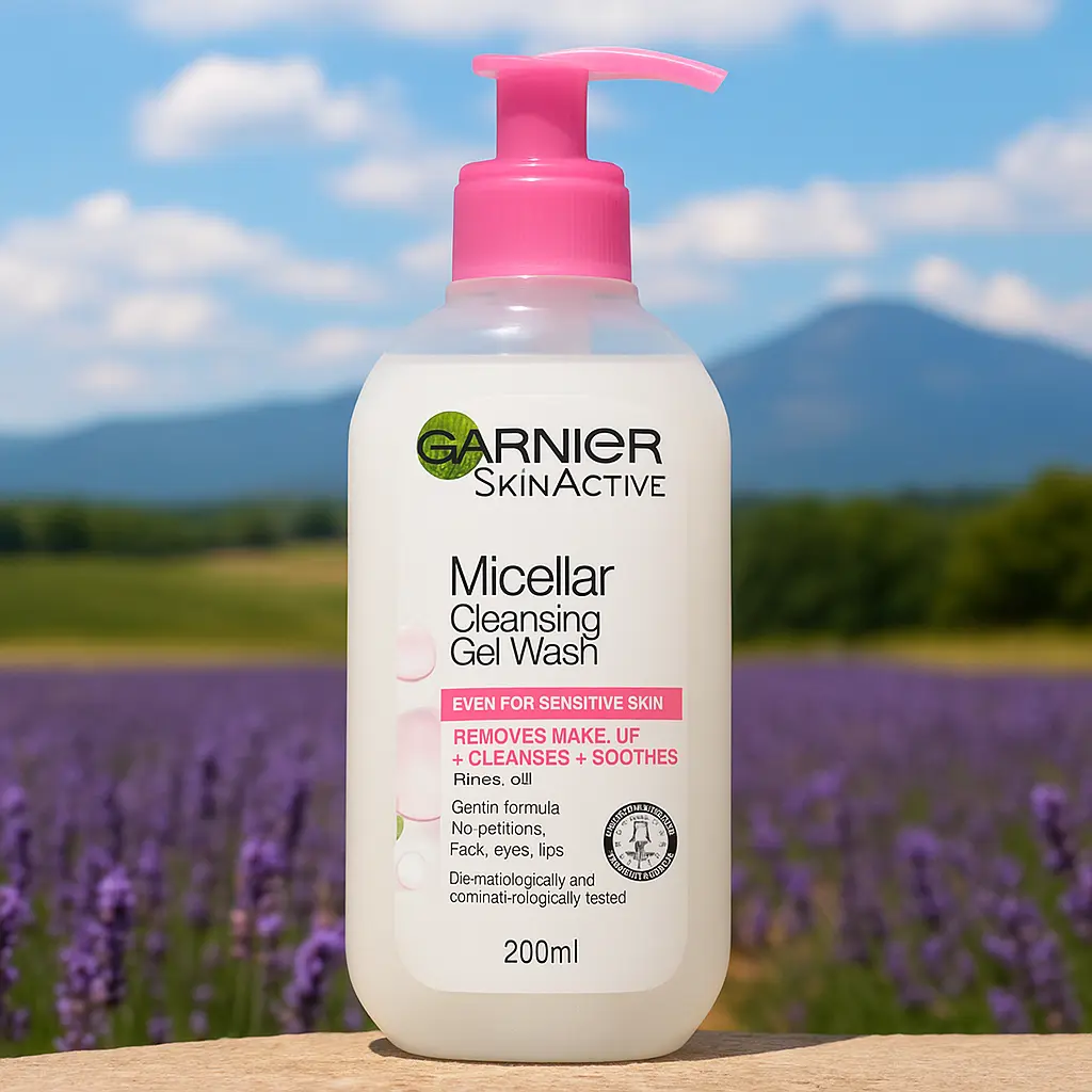 Garnier Skin Active Gel Nettoyant Micellaire Visage Peau Sensible 200 ML GARNIER