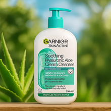 Charger l&#39;image dans la galerie, Garnier Skinactive Crème Nettoyante Apaisante à l’Aloès 250ml GARNIER
