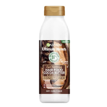 Charger l&#39;image dans la galerie, Garnier Ultimate Blends Après-shampoing au beurre de cacao pour cheveux secs et bouclés 350 ml GARNIER
