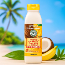 Charger l&#39;image dans la galerie, Garnier Ultimate Blends Nourishing Hair food Banana &amp; Coconut Conditioner 355 mL GARNIER
