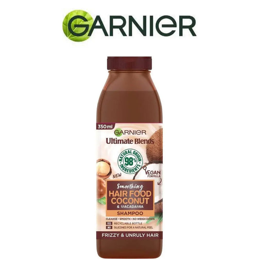 Garnier Ultimate Blends Smoothing Hair Food Coconut Shampoo 350ml GARNIER