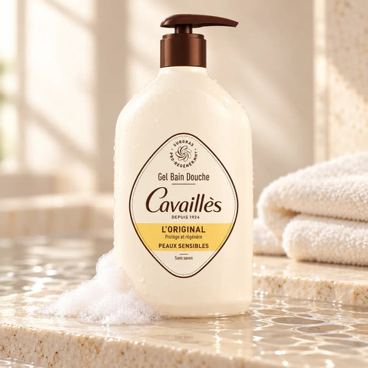 Gel Bain & Douche Rogé Cavaillès L'Original Surgras – Peaux Sensibles 1 L