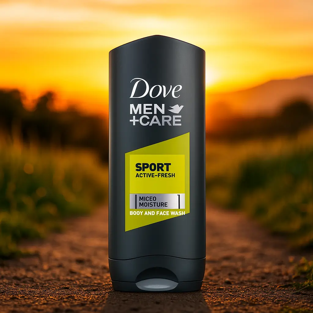 Gel Douche Dove Homme + Soin - Sport Actif + Frais - 400 ml DOVE
