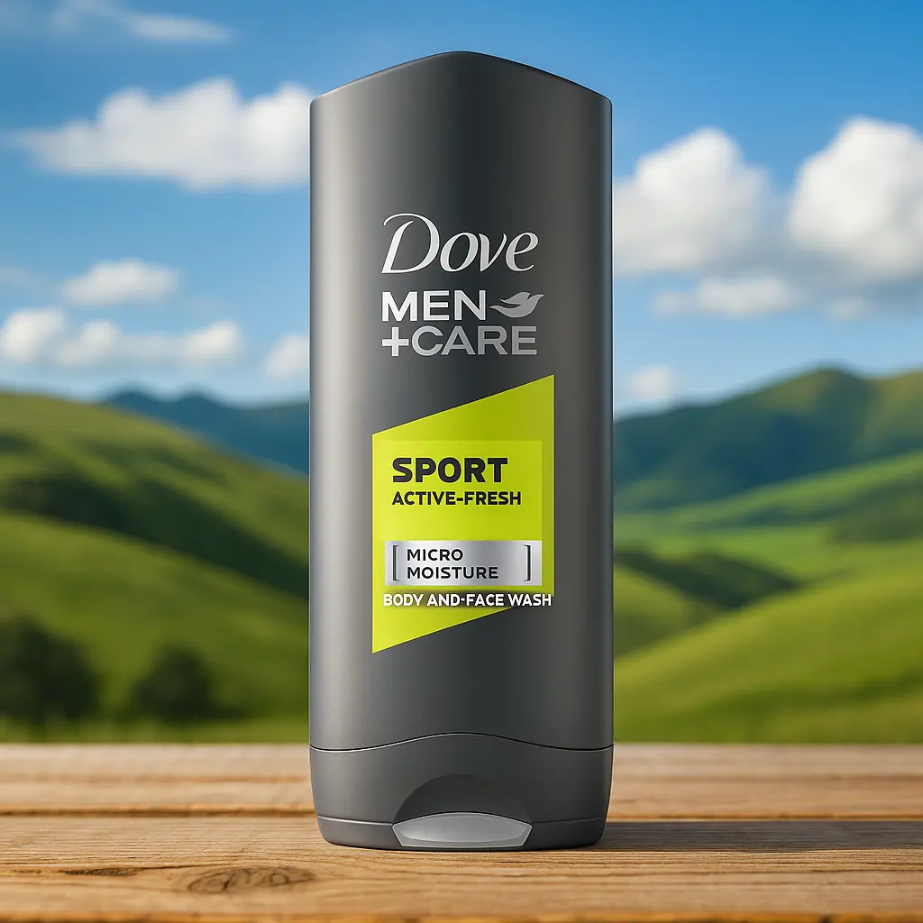 Gel Douche Dove Homme + Soin - Sport Actif + Frais - 400 ml DOVE
