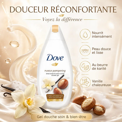 Gel Douche Hydratant Dove Purely Pampering Karité & Vanille — 750 ml Dove