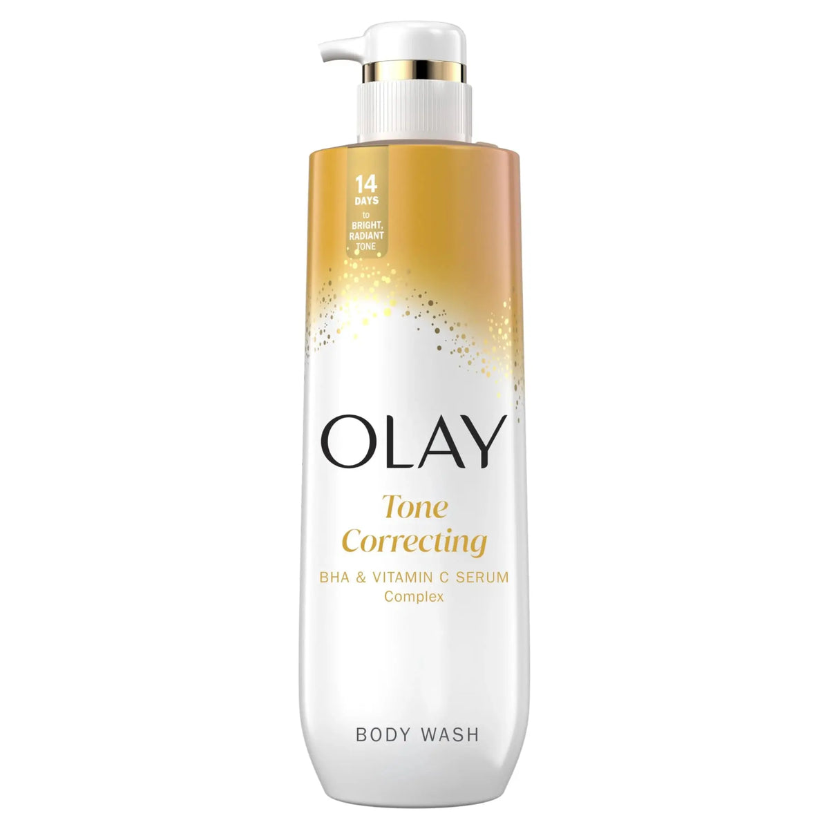 Gel Douche Unifiant Olay Tone Correcting — BHA & Sérum Vitamine C — 591 ml