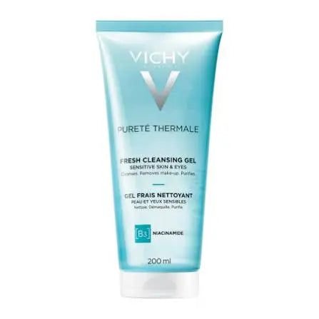 Gel Frais Nettoyant Vichy Pureté Thermale — Peau et Yeux Sensibles — 200 ml