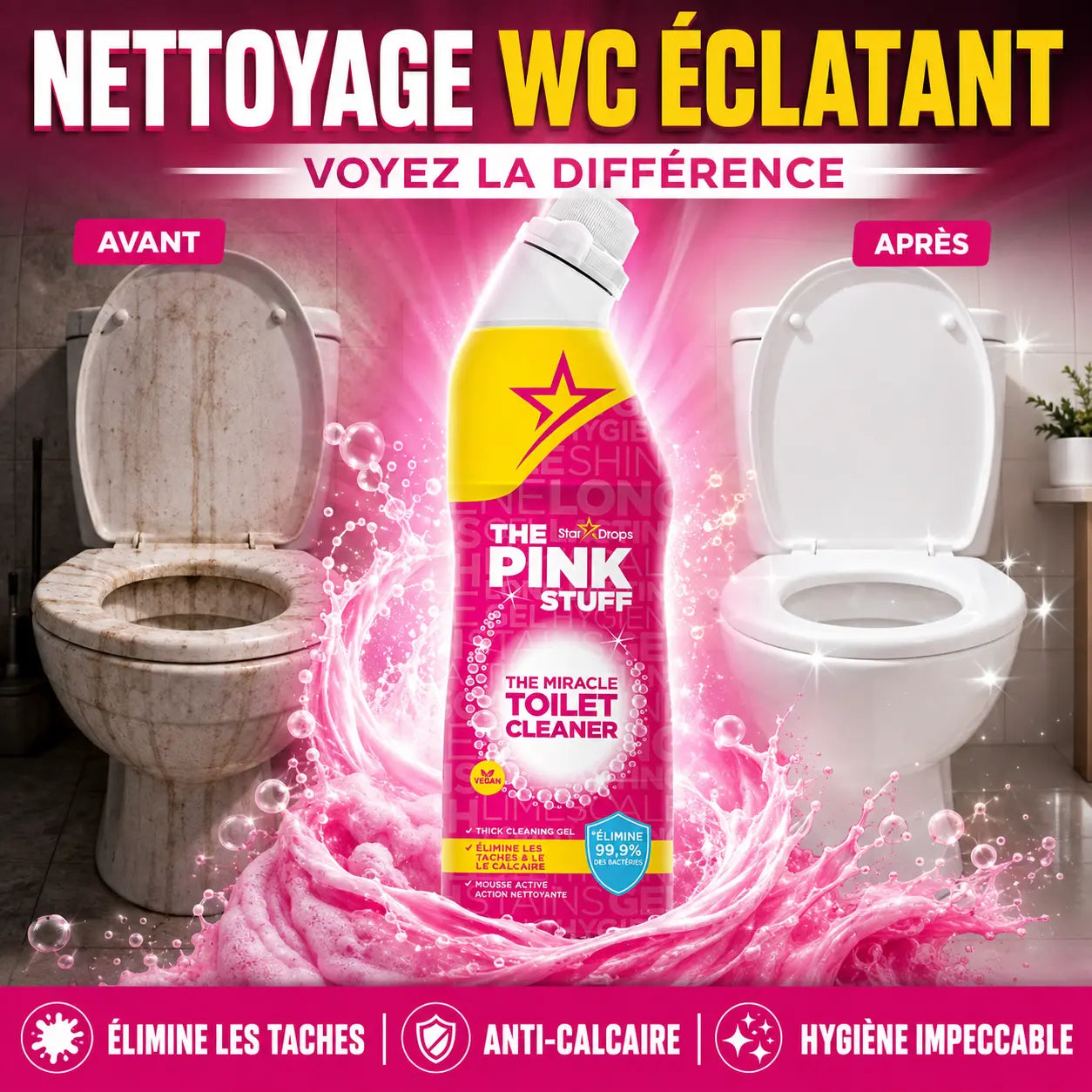 Gel WC The Pink Stuff The Miracle Toilet Cleaner — 750 ml