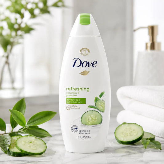 Gel douche Dove Refreshing concombre et thé vert — 750 ml