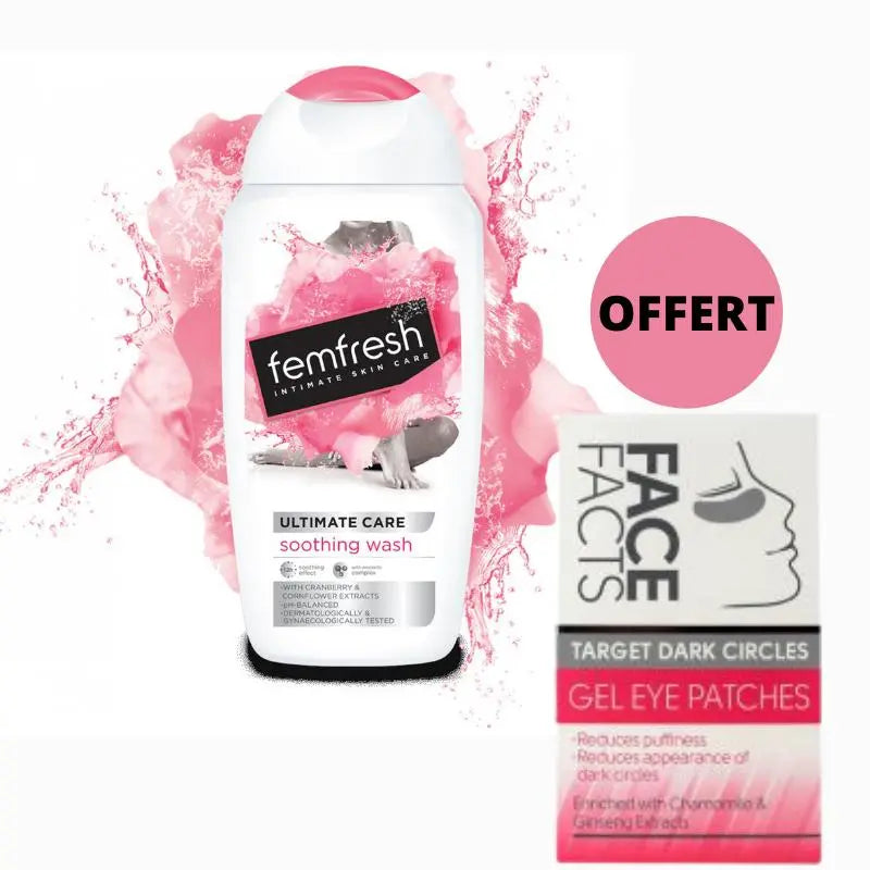 Gel lavant Intime Ultimate + Reducteur zones Sombres Au Tour Des Yeux (Offert) FEMFRESH