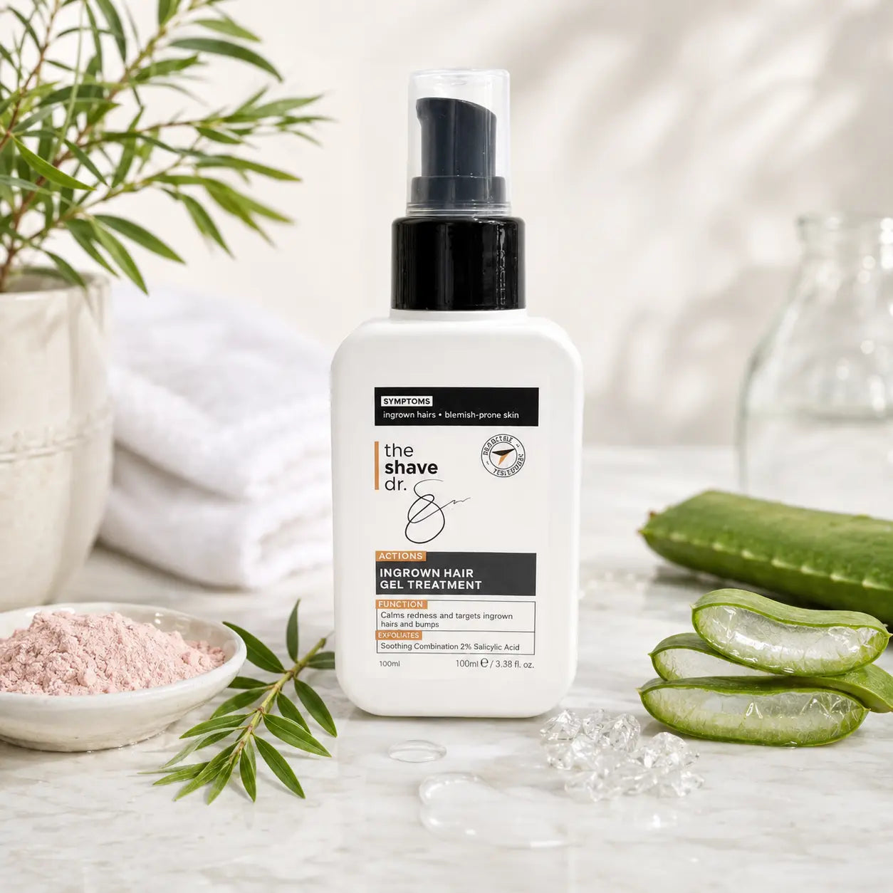 Gel traitant poils incarnés The Shave Dr. post-rasage — 100 ml