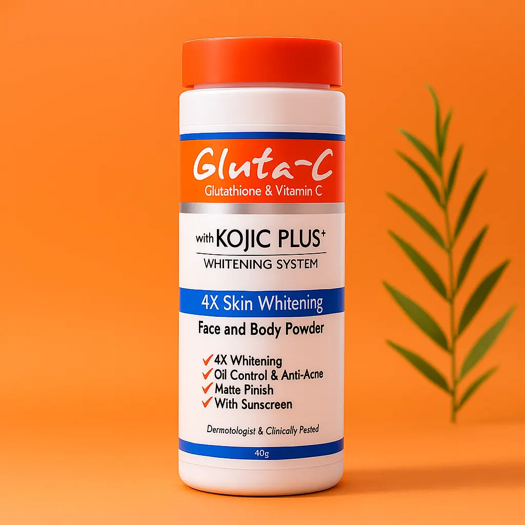 Gluta-C avec KOJIC PLUS+ – Poudre pour le visage et le corps (40 g) GLUTA-C