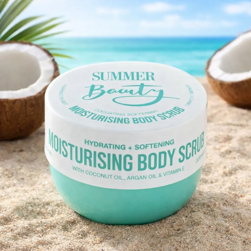 Gommage Corps Hydratant Summer Beauty Coco, Argan & Vitamine E — 300 g