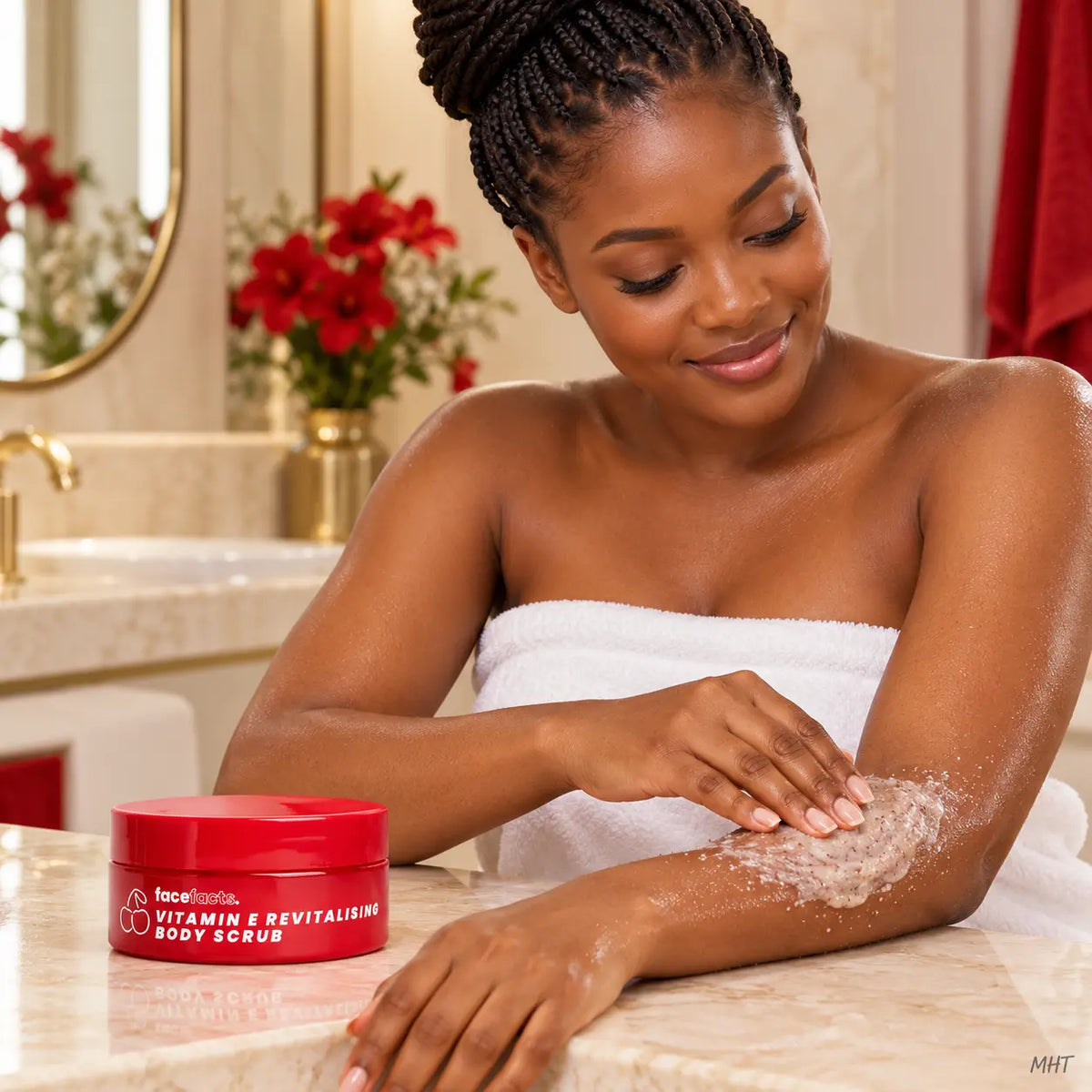 Gommage Corps Revitalisant Face Facts Vitamine E Cherry Bliss — Cerise — 200 g