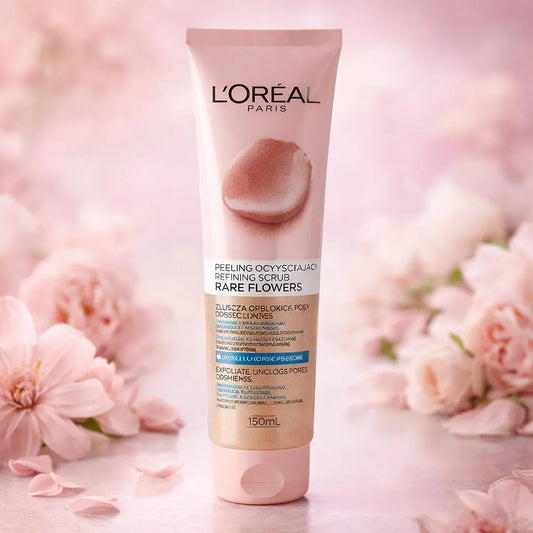 Gommage Visage Raffinant L'Oréal Paris Rare Flowers — 150 ml