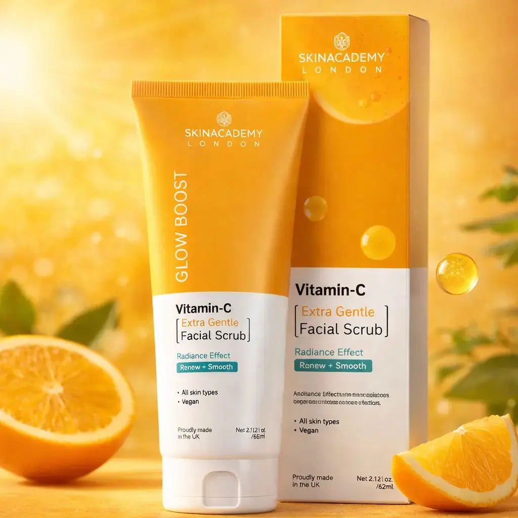 Gommage Visage Extra Doux à la Vitamine C Skin Academy London – 125 ml Face Facts