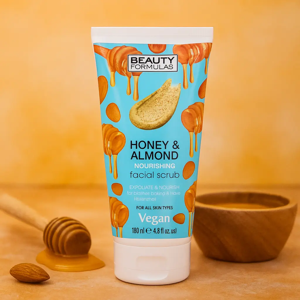 Gommage pour le visage au miel et aux amandes 150 ml BEAUTY FORMULAS