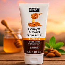 Charger l&#39;image dans la galerie, Gommage pour le visage au miel et aux amandes - 150 ml BEAUTY FORMULAS
