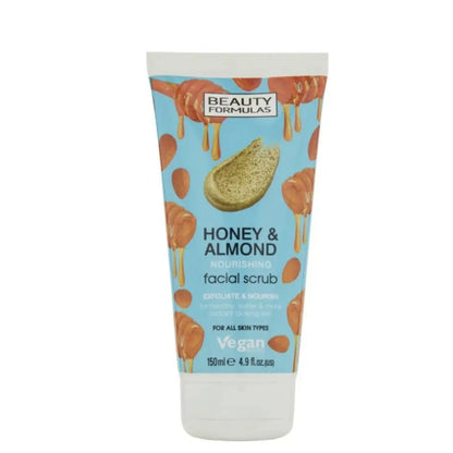 Gommage pour le visage au miel et aux amandes 150 ml BEAUTY FORMULAS