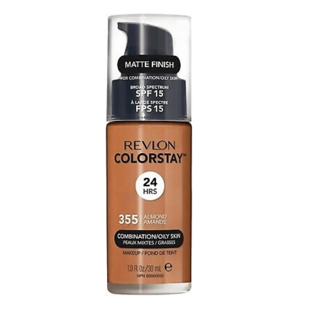 Revlon, Colorstay, Maquillage, Mixte/Grasse, 355 Amande, 1 fl oz (30 ml) REVLON