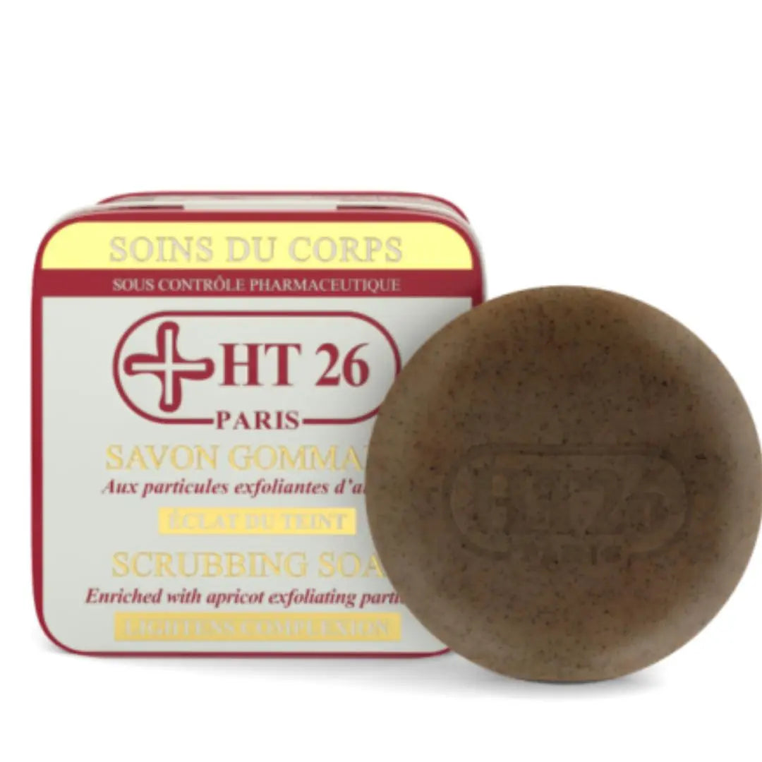 HT26 Savon gommant & Clarifiant aux particules exfoliantes d’abricot 200G HT26