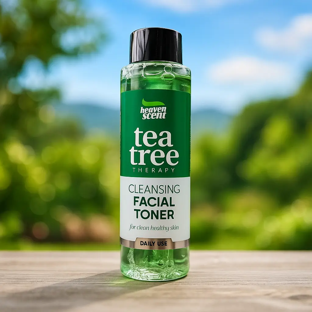 Heaven Scent Lotion tonique pour le visage à l'huile d'arbre à thé 200 ml Heaven Scent