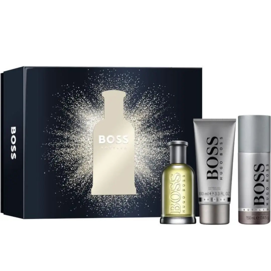 Hugo Boss Bottled Coffret Eau de Toilette 100 ml + Gel douche 100 ml + Déodorant 150 ml HUGO BOSS