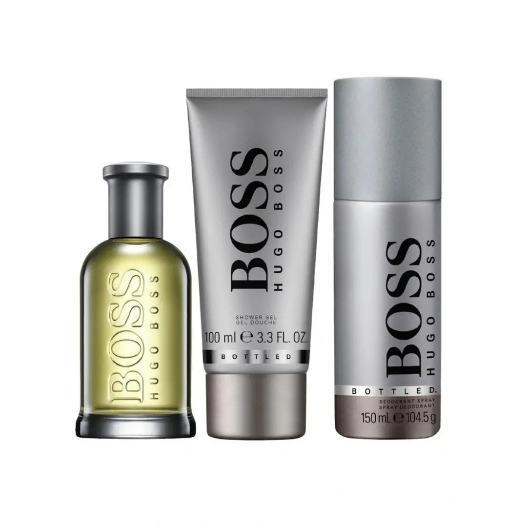 Hugo Boss Bottled Coffret Eau de Toilette 100 ml + Gel douche 100 ml + Déodorant 150 ml HUGO BOSS